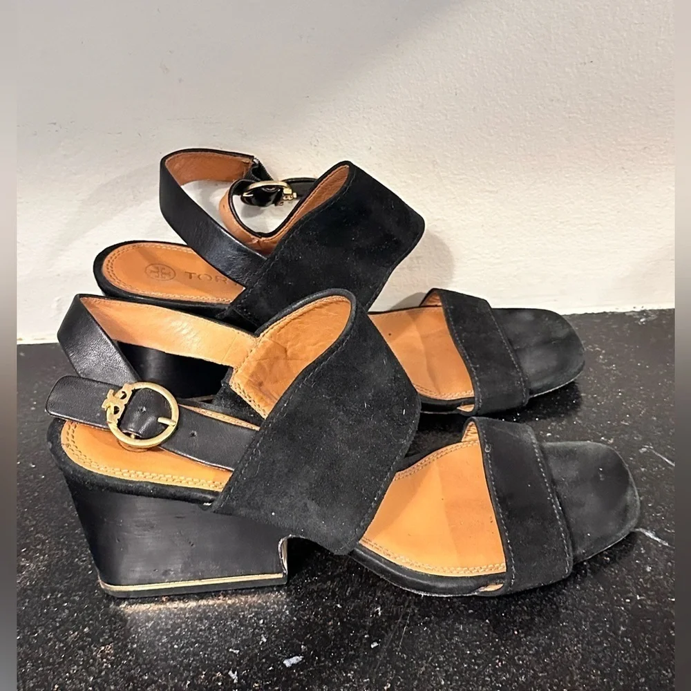 Tory Burch Selby Block Heel Sandal Sz. 10